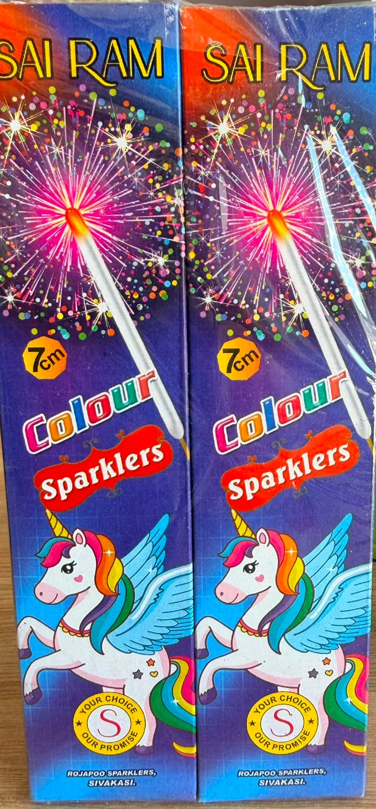 10cm COLOUR SPARKLERS
